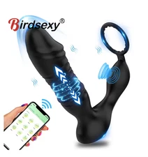 Thrusting Prostate Massager for Men Rechargeable Waterproof Vibration Massager