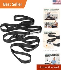 Stretching Strap Yoga Strap Physical Therapy for Home Workout, Exercise, Pila...