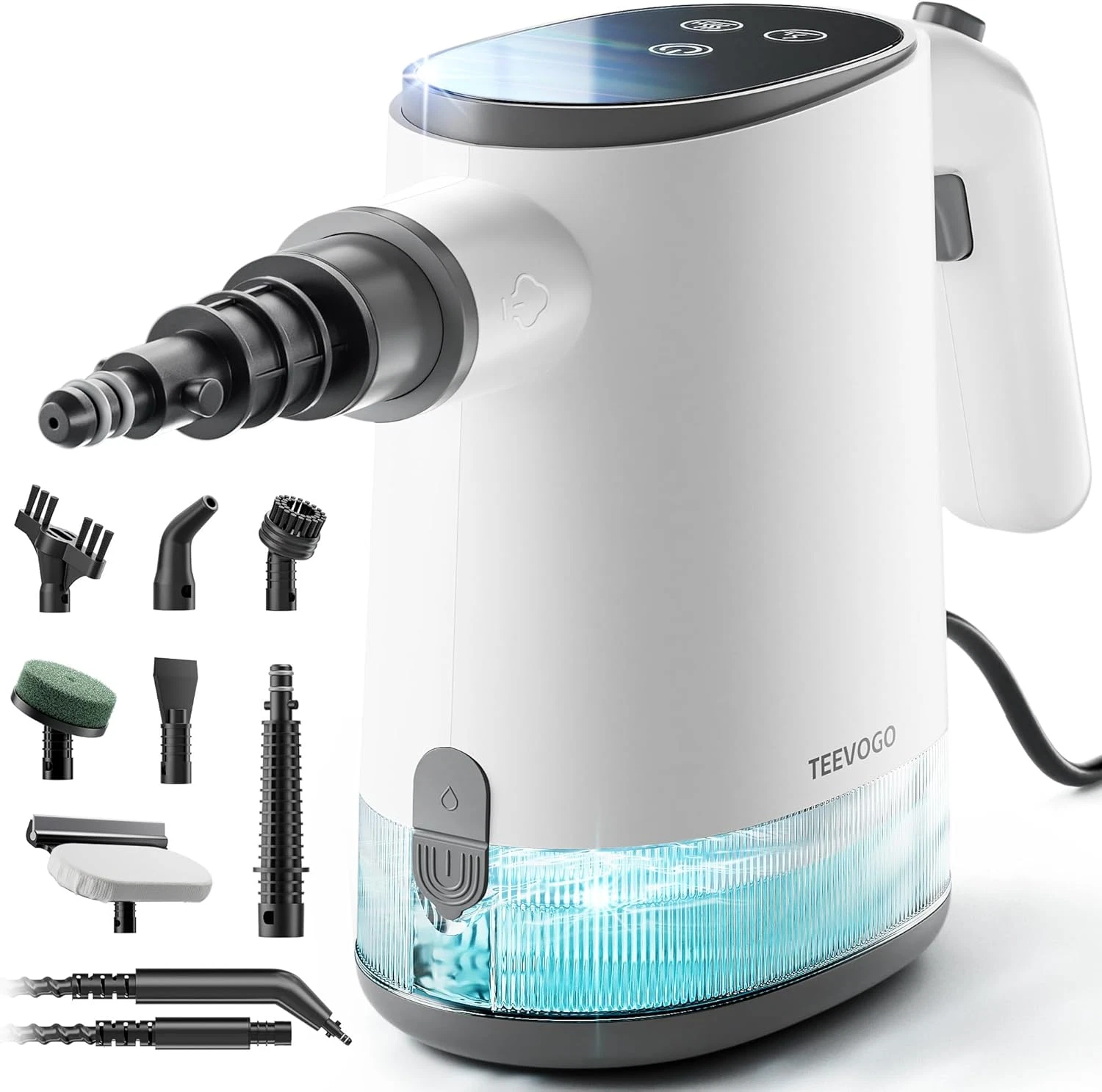 Portable Handheld Steam Cleaner with 15S Fast Heating and 650ml Water Tank