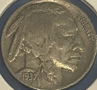 *1937 P Buffalo Nickel **Free Shipping**