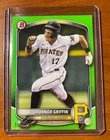 2025 Bowman - Prospects Konnor Griffin #BP-86 Neon Green /399 (RC) Pirates