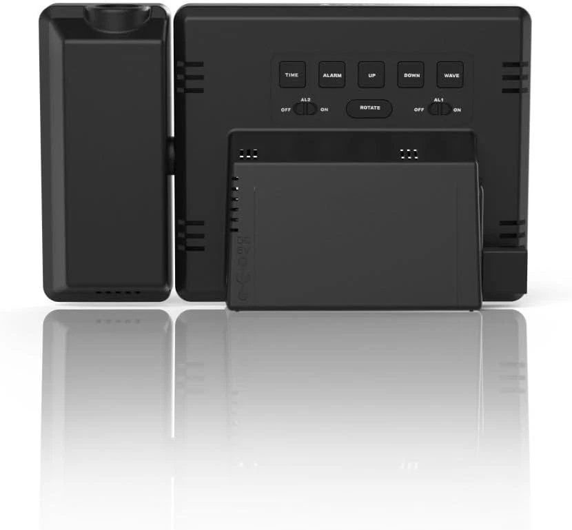 Projektionswecker Funkuhr USB-Ladefunktion Temperatur Feuchtigkeit Hama 186332 - Bild 4 von 4