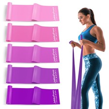 5 Pcs Resistance Bands for Working Out, Latex Free, Physical Therapy Bands, E...
