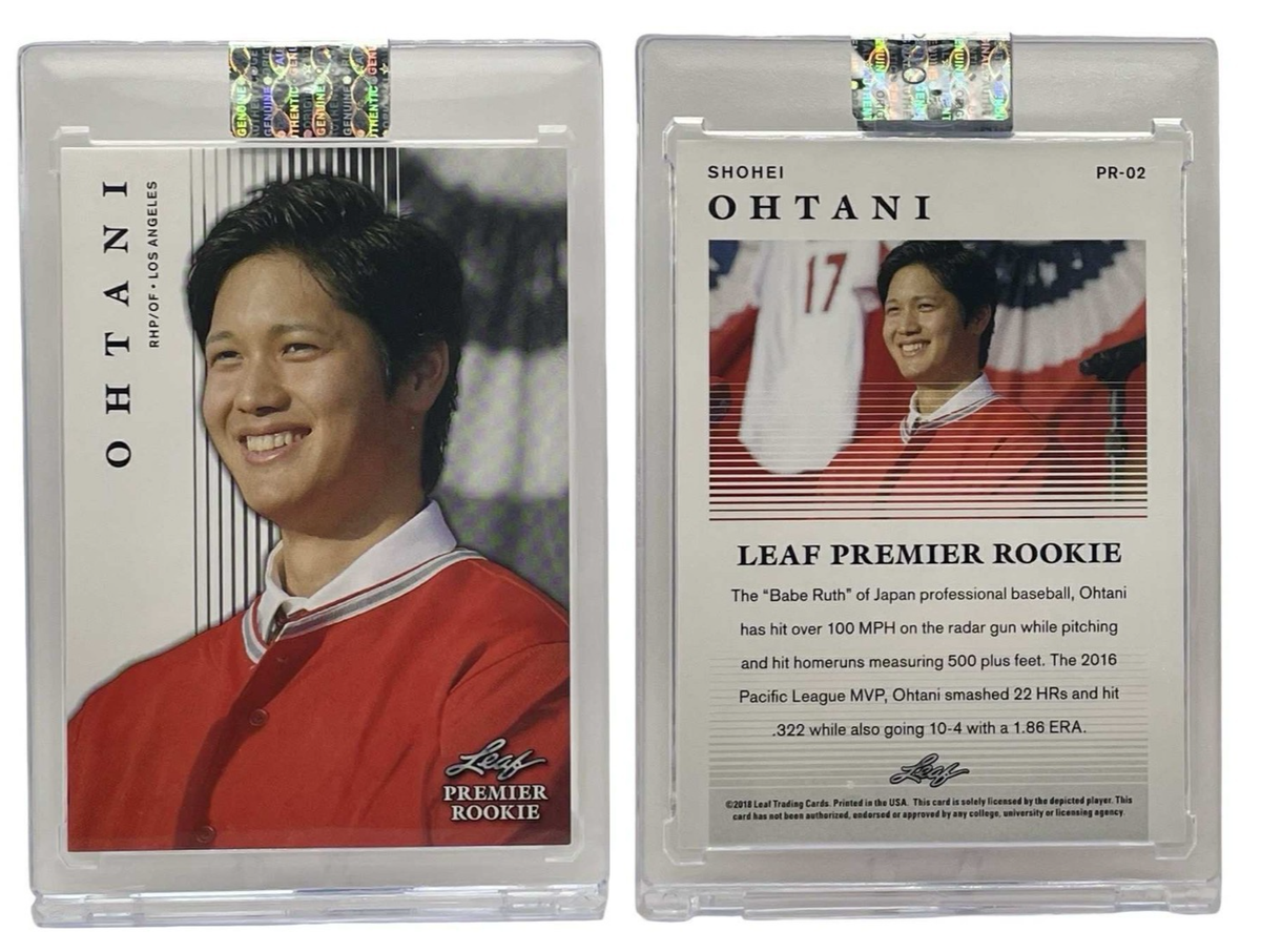 2018 Leaf Premier Rookie #PR-02 Shohei Ohtani Rookie Card (RC) | eBay