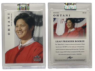 2018 Leaf Premier Rookie #PR-02 Shohei Ohtani Rookie Card (RC) | eBay