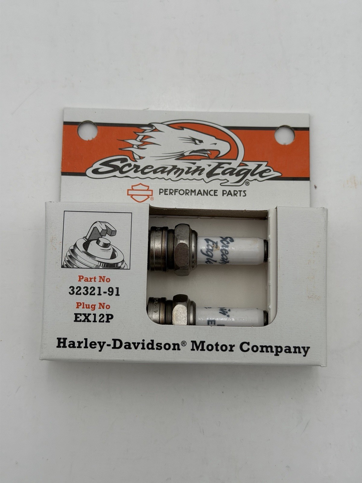 1 Pair NOS OEM Harley Davidson Screamin Eagle Spark Plugs 32321-91 Plug EX12P