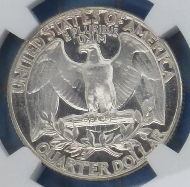 1951 NGC PF 66 Cameo Washington Silver Quarter, Proof 66 Cameo, USA 25C Coin - Image 4 of 4