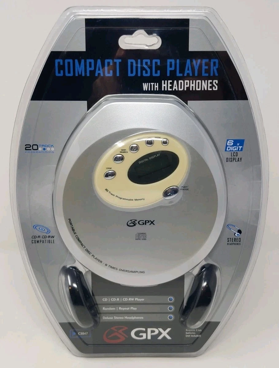 その他 GPX Personal CD Player by GPX o7r6kf1 GPX Gray Personal CD Players for sale | eBay