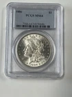 1886-P Morgan Silver Dollar. PCGS MS64 Bright Frosty White