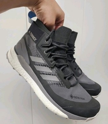 Adidas Terrex Free Hiker Gore Tex Size 10 G28464 Trail Shoes Boots Black Gray
