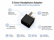 DBB Bass Boost 3.5mm Headphone Adapter For So...