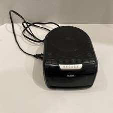 RCA CD AM FM Alarm Clock Radio RP5605-A Tested Radio Works Cd Doesn  t Play