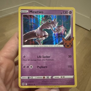 Mewtwo Halloween Card