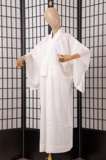 DEAR VANILLA JAPANESE JUBAN UNDERGOWN WOMEN'S KIMONO INNER ROBE GENUINE VINTAGE