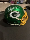 Green Bay Packers Alan Lazard Signed Flash Mini Helmet Tristar