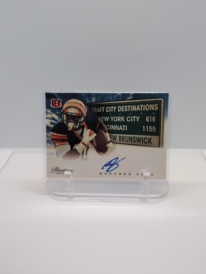 2012 Playoff Prestige Draft City Destinations Mohamed Sanu #22 Signatures