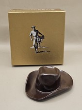 Vintage Stetson Salesman s Sample Mini Brown Plastic Hat In Advertising Box