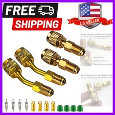 R410a Adapter for Mini Split System, 5/16 inches SAE Female to 1/4 inches SAE...