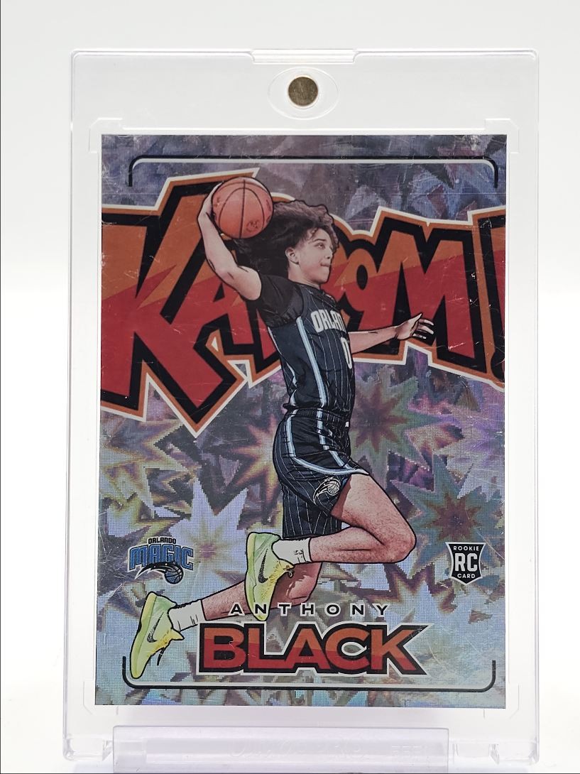 ANTHONY BLACK 2023-24 CROWN ROYALE KABOOM! ROOKIE CASE HIT SSP RC Q4444