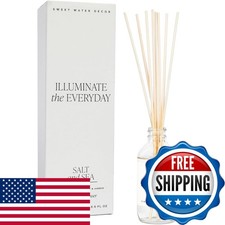 Sweet Water Decor Salt Sea Reed Diffuser Set - Sea Salt Citrus Musk Amber