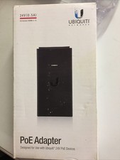 Ubiquiti Networks 24V Poe Adapter  Injector - Black POE-24-12W Nema 5-15