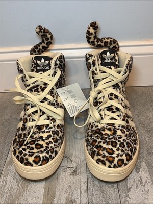 Size 12 - Adidas Jeremy Scott Leopard Tail Sandstorm for sale