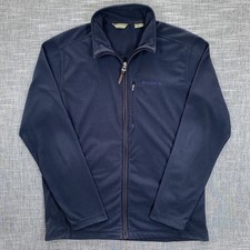 Brasher Full Zip Fleece Jacket Mens L Navy Outdoors Layering Walking Lightweight