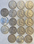 18 - Mixed 90% Silver Half Dollars
