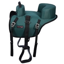 C-7-HG Hilason Horse Bareback Saddle Ride on Pad Anti Slip Base Hunter Green
