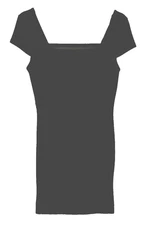 Twenty One Women Mini Dress Size M Short Sleeve Black Polyester Rayon Elastane