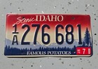 IDAHO LICENSE PLATE  SCENIC - FAMOUS POTATOES 🥔 GOOD CONDITION  — photo 1
