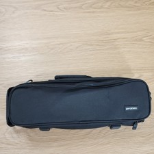 Flute Case Cover Black W Piccolo Pocket 