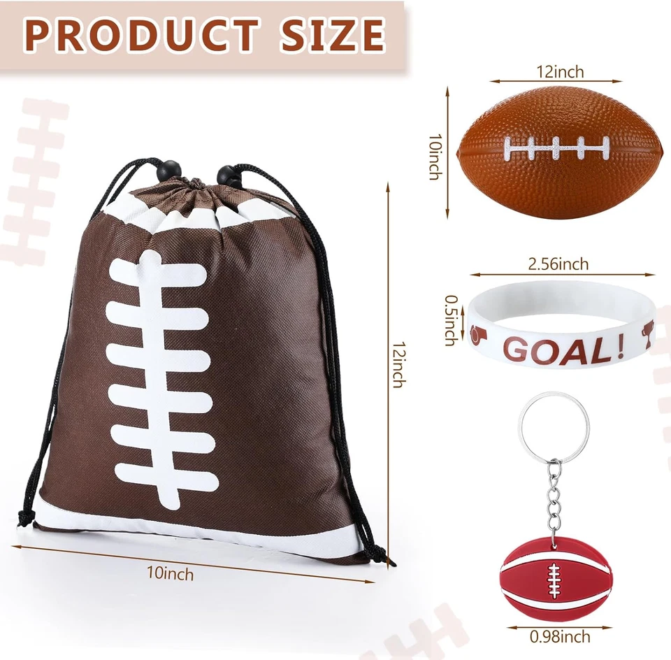 48 piezas favoritos de fiesta de béisbol incluyen 12 bolsas de regalo de béisbol, 12 pulseras, 12 cuerdas Foto 4 de 4