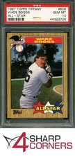 1987 TOPPS TIFFANY ALL-STAR #608 WADE BOGGS RED SOX HOF PSA 10