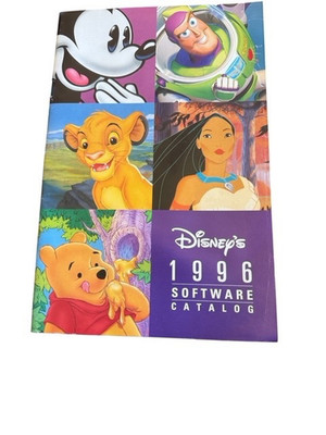 1996 Disney Software Catalogue 16 Pages Of Games & Stories