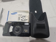 Samsung Fino 105 S 35mm Point  Shoot Film Camera Tested w/ Case Manual 38-105mm