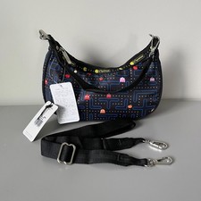 Lesportsac Pac-man Small Convertible Hobo NWT