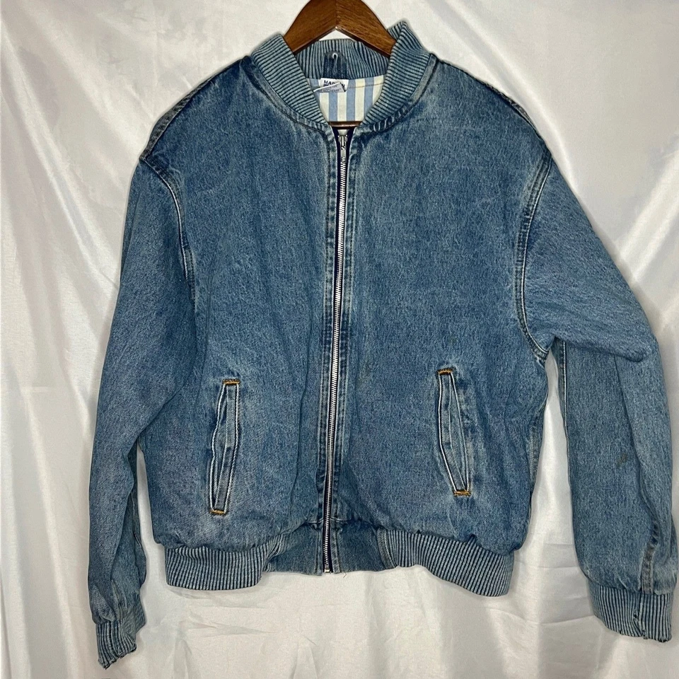 Giorgio Beverly Hills Denim Jacket Vintage 80s 90s Medium - Изображение 4 из 4