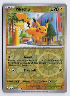 Pikachu - PAL #062/193 SV02: Paldea Evolved Reverse Holo NM