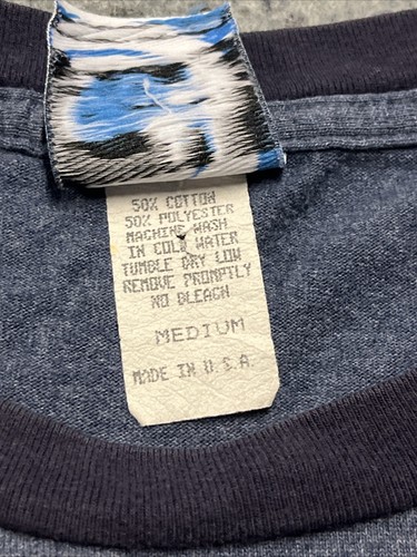 Vintage Mr Bubble 2003 Ringer T Shirt Womens L Cartoon Blue Coastal Concepts - Picture 3 of 10