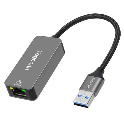 USB To Ethernet Adapter 2.5G USBA 3.0 To RJ45 2.5Gigabit LAN Network