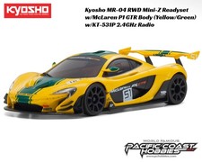 Kyosho MR-04 RWD Mini-Z Readyset w/McLaren P1 GTR Body Yellow/Green