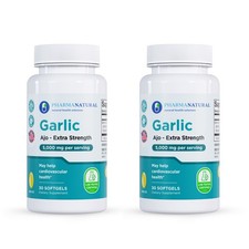 Extra Strength Garlic 5000 mg 60 Softgels Twin Pack 120 Total