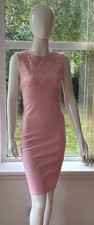 City Goddess ladies dress lace bodice light pink multiple sizes