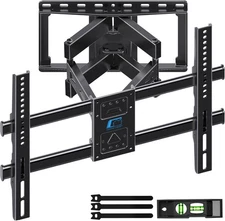 Full Motion TV Wall Mount for 32-85 inch TVs up to 132lbs, Fits 8”/ 12” /16”