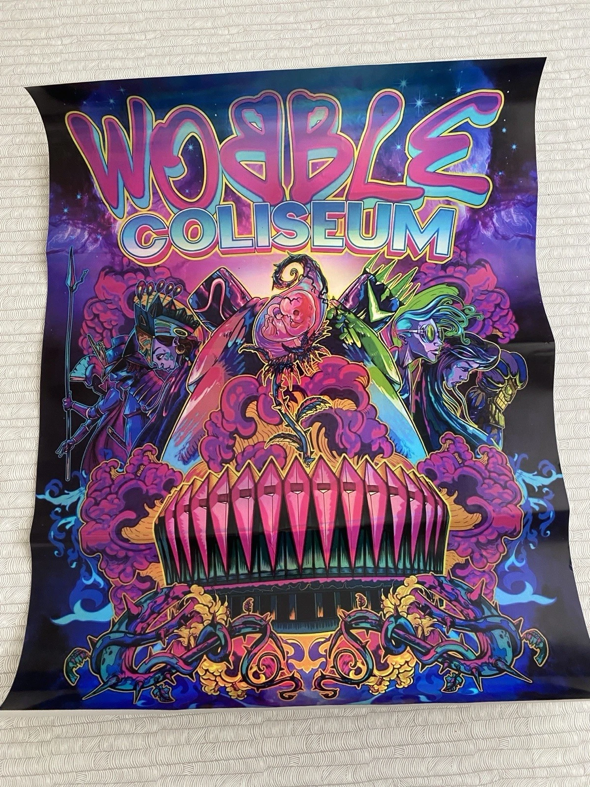 Wobble Coliseum Poster, For Hampton, Virginia 2022 Show