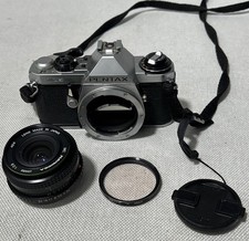 Pentax ME Super 35mm Film Camera w/ Hanimex 28mm f/2.8 Lens GEMKO filter