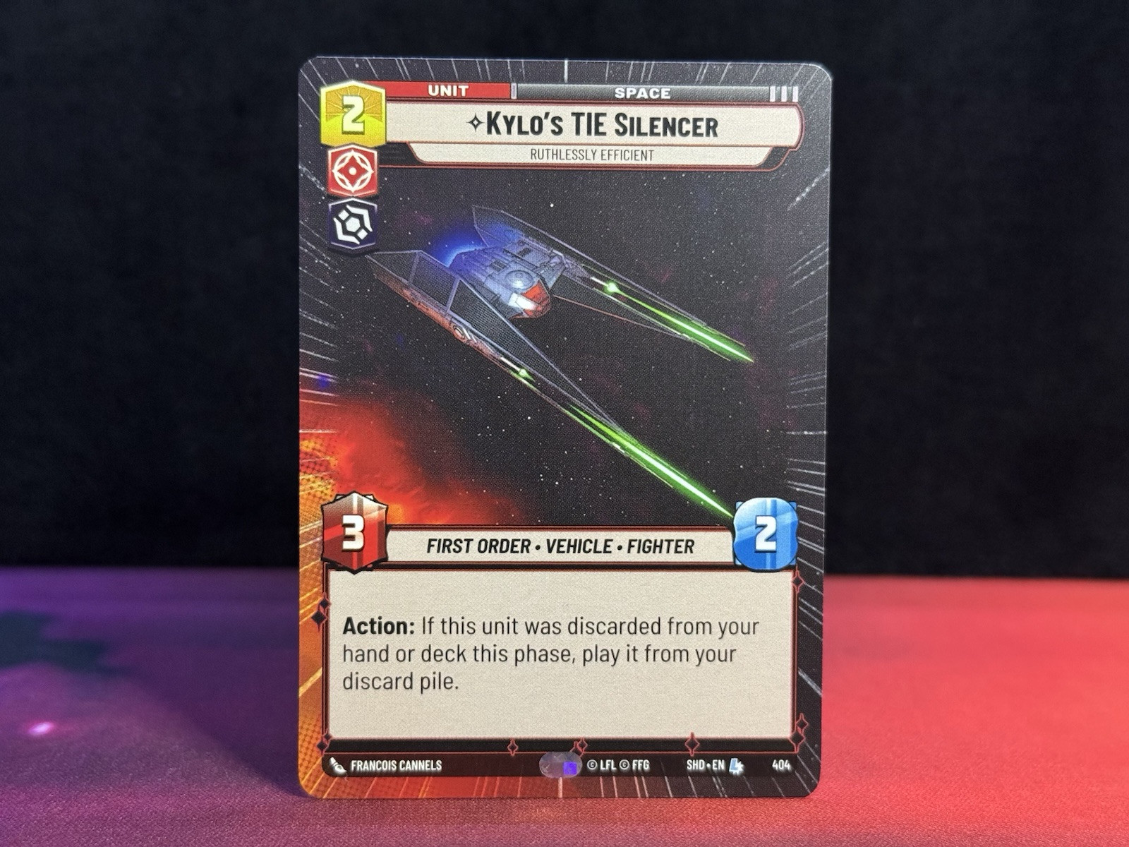 Star Wars TGC - Shadows of the Galaxy - Kylo's TIE Silencer  (Hyperspace) #404
