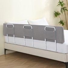 Bed Guard Rail for Toddlers, 78.7inch Foam Padded Toddler Bed Rails, Side Rai...