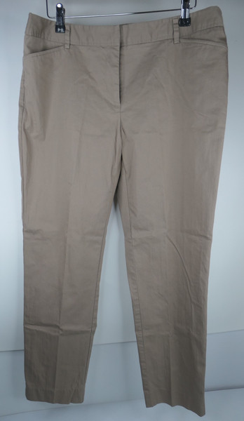 Sportscraft Japanese Fabric Pants Sz 13Long Pants Fawn Beige Cotton Blend